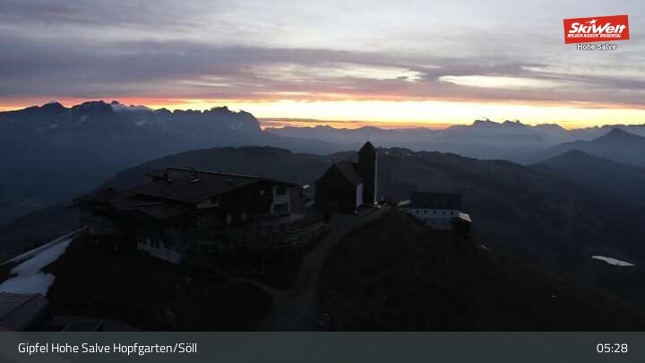 Archiv Foto Webcam Hohe Salve, Hopfgarten im Brixental
