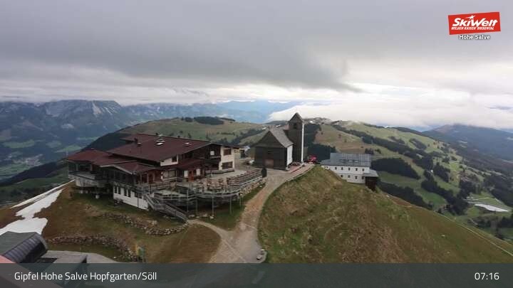 Archiv Foto Webcam Hohe Salve, Hopfgarten im Brixental