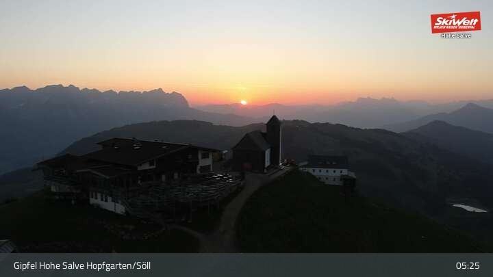 Archiv Foto Webcam Hohe Salve, Hopfgarten im Brixental