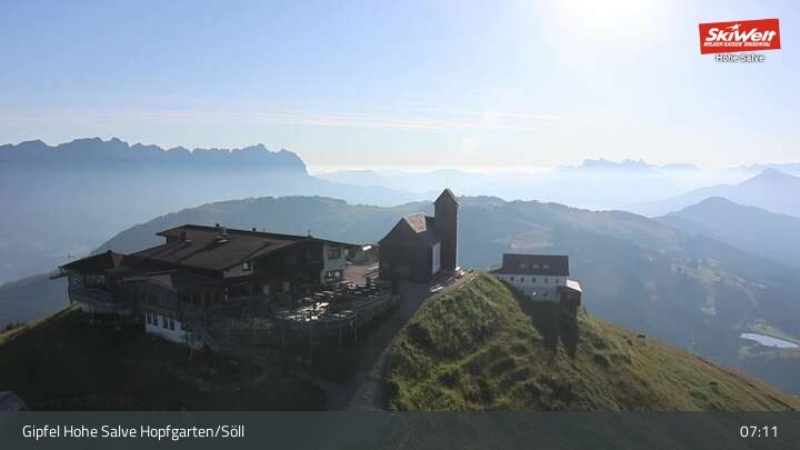 Archiv Foto Webcam Hohe Salve, Hopfgarten im Brixental