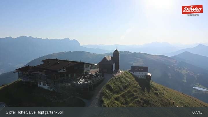 Archiv Foto Webcam Hohe Salve, Hopfgarten im Brixental