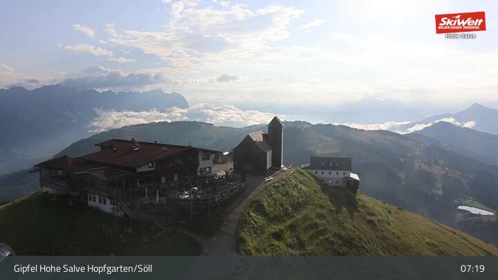 Archived image Webcam Peak of Hohe Salve