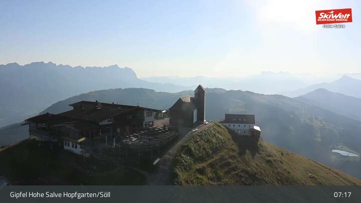 Archiv Foto Webcam Hohe Salve, Hopfgarten im Brixental