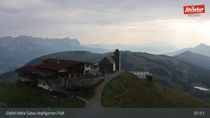 Archiv Foto Webcam Hohe Salve, Hopfgarten im Brixental
