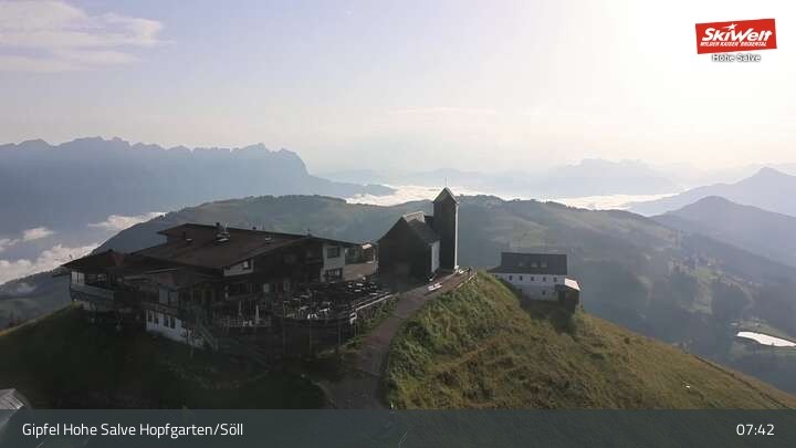 Archiv Foto Webcam Hohe Salve, Hopfgarten im Brixental