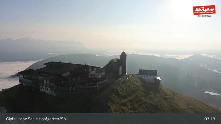 Archiv Foto Webcam Hohe Salve, Hopfgarten im Brixental