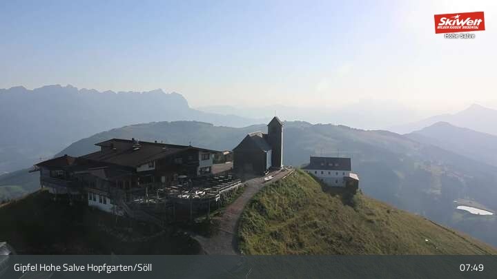 Archiv Foto Webcam Hohe Salve, Hopfgarten im Brixental