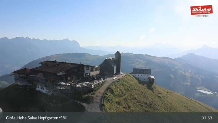 Archiv Foto Webcam Hohe Salve, Hopfgarten im Brixental