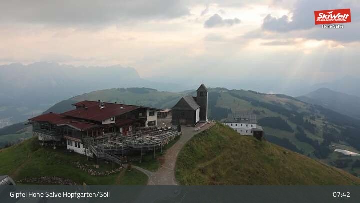 Archiv Foto Webcam Hohe Salve, Hopfgarten im Brixental