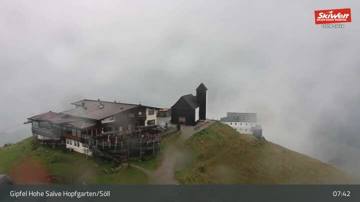 Archiv Foto Webcam Hohe Salve, Hopfgarten im Brixental