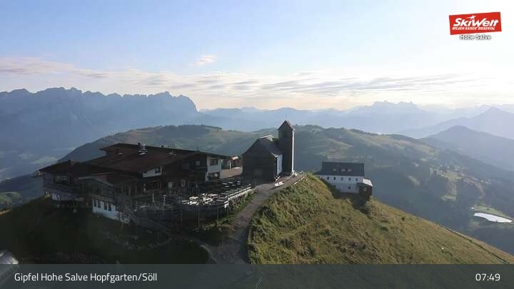 Archiv Foto Webcam Hohe Salve, Hopfgarten im Brixental
