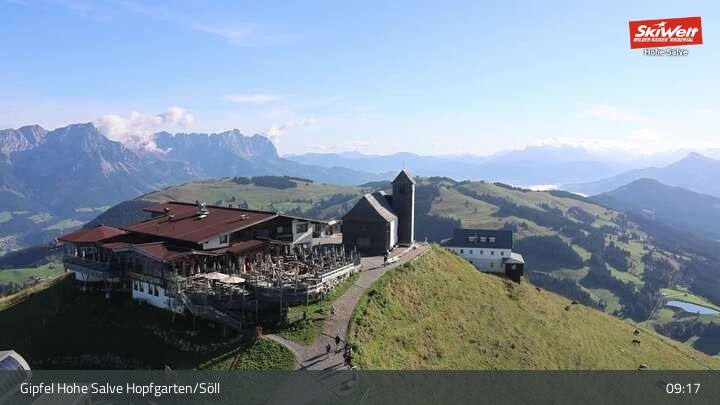 Archiv Foto Webcam Hohe Salve, Hopfgarten im Brixental