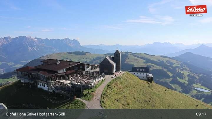 Archiv Foto Webcam Hohe Salve, Hopfgarten im Brixental