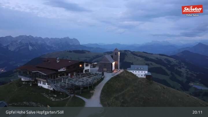 Archiv Foto Webcam Hohe Salve, Hopfgarten im Brixental