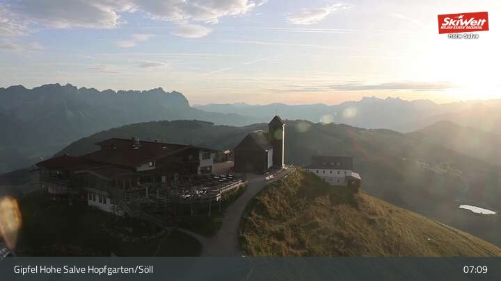Archiv Foto Webcam Hohe Salve, Hopfgarten im Brixental
