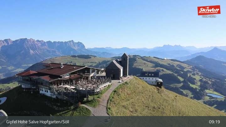 Archiv Foto Webcam Hohe Salve, Hopfgarten im Brixental