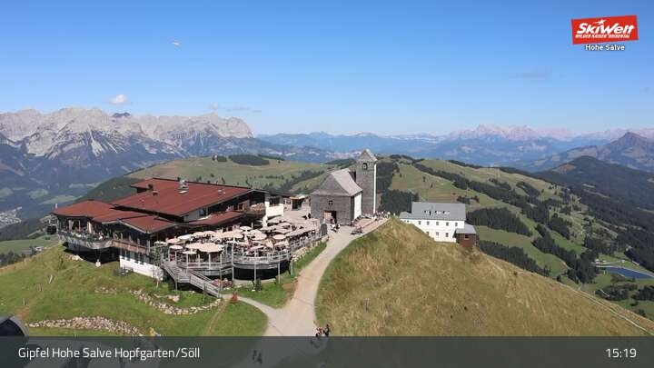 Archiv Foto Webcam Hohe Salve, Hopfgarten im Brixental