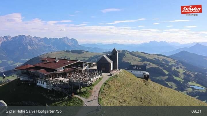 Archiv Foto Webcam Hohe Salve, Hopfgarten im Brixental