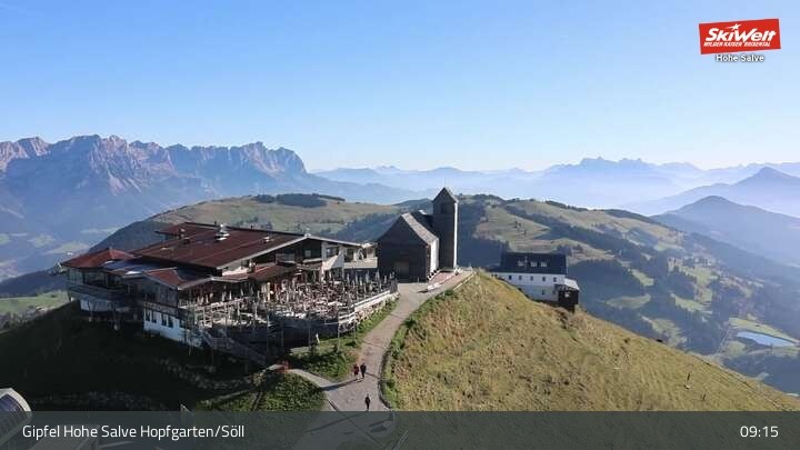 Archiv Foto Webcam Hohe Salve, Hopfgarten im Brixental