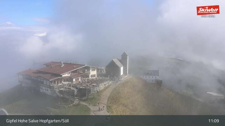 Archiv Foto Webcam Hohe Salve, Hopfgarten im Brixental