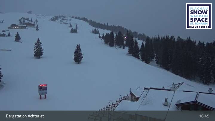 Archiv Foto Webcam Flachau: Achterjet Bergstation