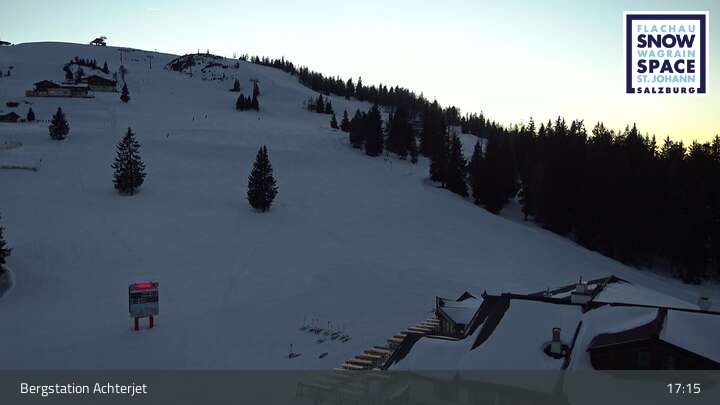 Archiv Foto Webcam Flachau: Achterjet Bergstation