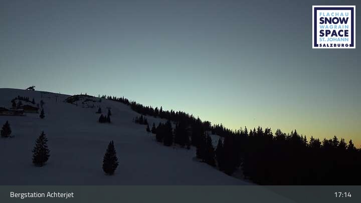 Archiv Foto Webcam Flachau: Achterjet Bergstation