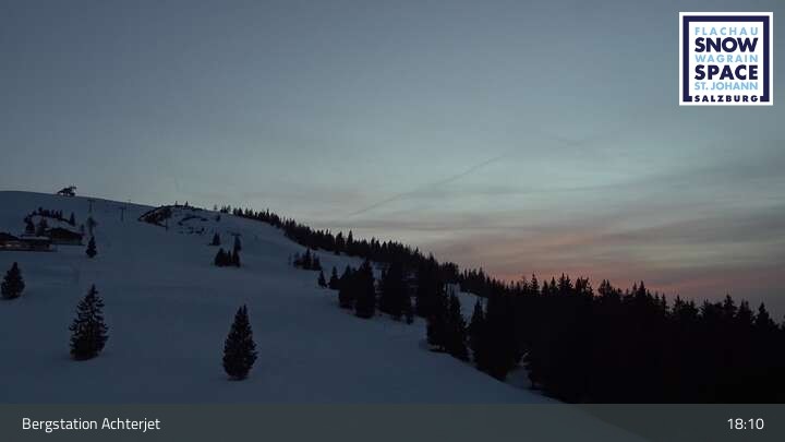 Archiv Foto Webcam Flachau: Achterjet Bergstation