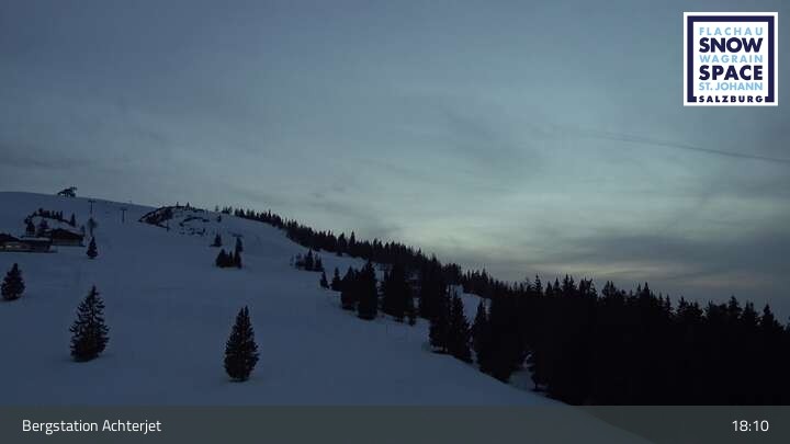 Archiv Foto Webcam Flachau: Achterjet Bergstation