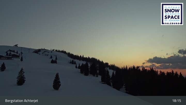 Archiv Foto Webcam Flachau: Achterjet Bergstation