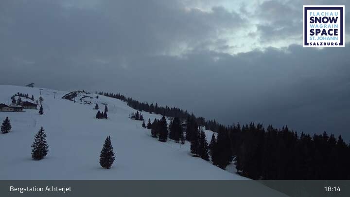 Archiv Foto Webcam Flachau: Achterjet Bergstation