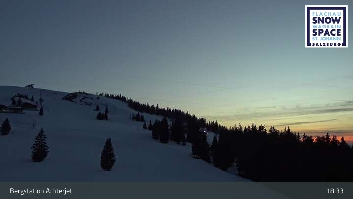 Archiv Foto Webcam Flachau: Achterjet Bergstation