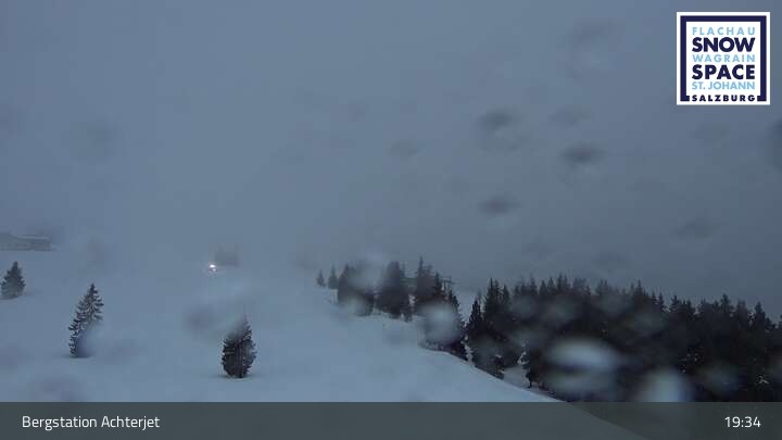 Archiv Foto Webcam Flachau: Achterjet Bergstation