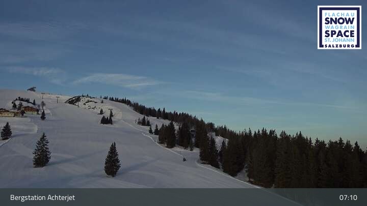 Archiv Foto Webcam Flachau: Achterjet Bergstation