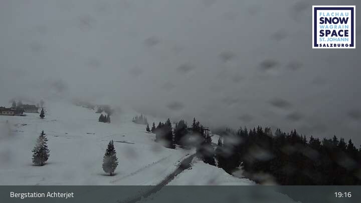Archiv Foto Webcam Flachau: Achterjet Bergstation
