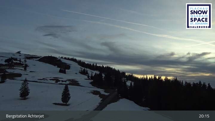 Archiv Foto Webcam Flachau: Achterjet Bergstation