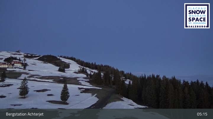 Archiv Foto Webcam Flachau: Achterjet Bergstation