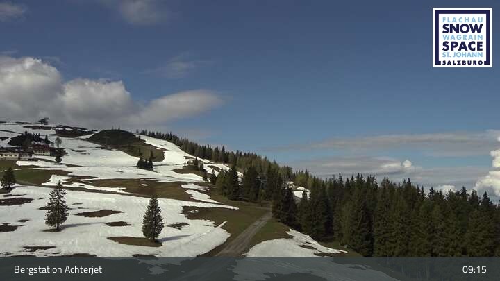 Archiv Foto Webcam Flachau: Achterjet Bergstation