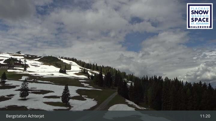 Archiv Foto Webcam Flachau: Achterjet Bergstation