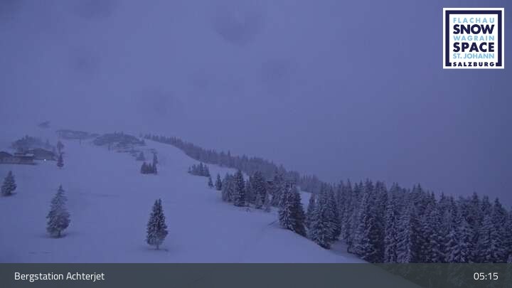 Archiv Foto Webcam Flachau: Achterjet Bergstation