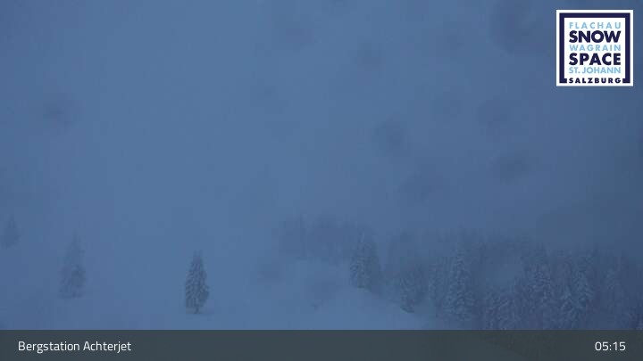 Archiv Foto Webcam Flachau: Achterjet Bergstation