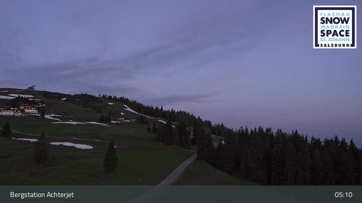 Archiv Foto Webcam Flachau: Achterjet Bergstation