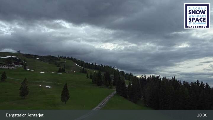 Archiv Foto Webcam Flachau: Achterjet Bergstation