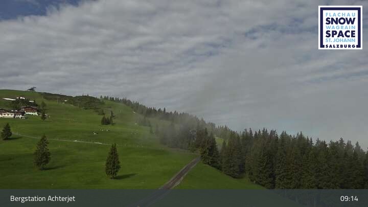 Archiv Foto Webcam Flachau: Achterjet Bergstation