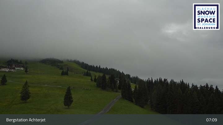 Archiv Foto Webcam Flachau: Achterjet Bergstation