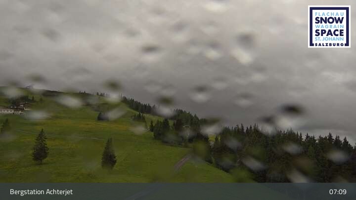 Archiv Foto Webcam Flachau: Achterjet Bergstation