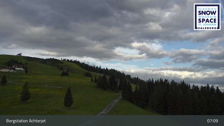 Archiv Foto Webcam Flachau: Achterjet Bergstation