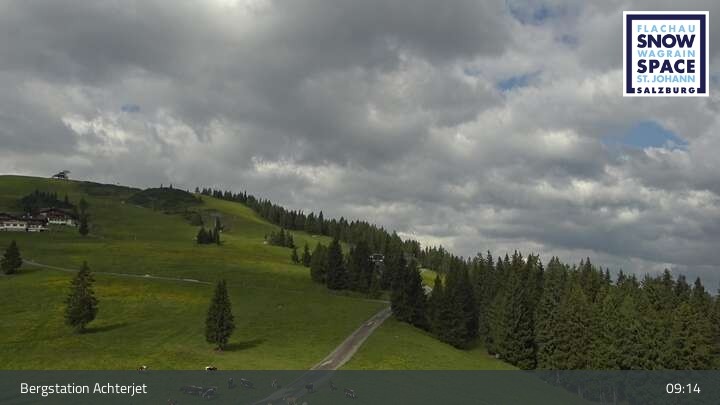 Archiv Foto Webcam Flachau: Achterjet Bergstation