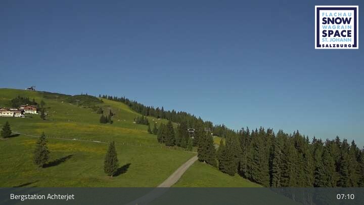 Archiv Foto Webcam Flachau: Achterjet Bergstation