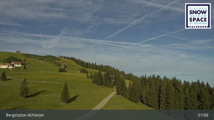 Archiv Foto Webcam Flachau: Achterjet Bergstation